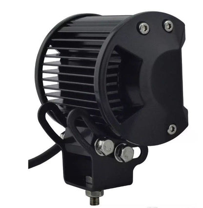 Petit projecteur de travail LED, 18 W, 12/24 V, 90 × 80 × 75 mm, fixation par le dessous