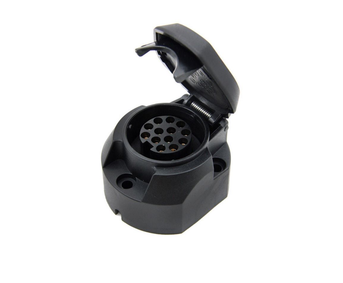 Prise de remorque 13 broches, femelle, 12 V