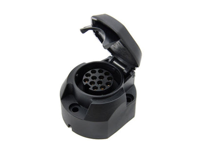 Prise de remorque 13 broches, femelle, 12 V