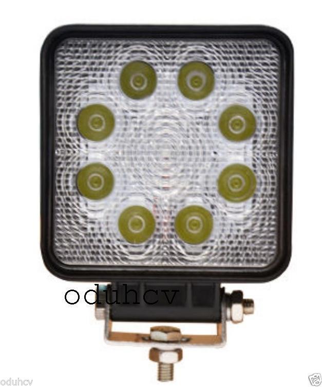 Projecteur de travail LED, 8 LED, 24 W, 105 x 105 mm