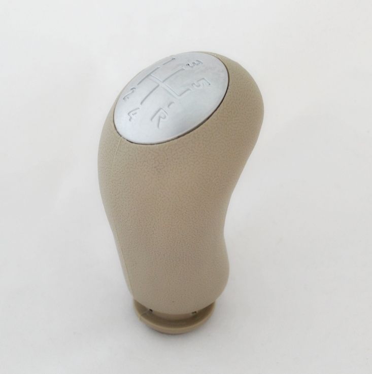 Beige Gear Shift Knob, 5-Speed, Suitable for Renault and Dacia