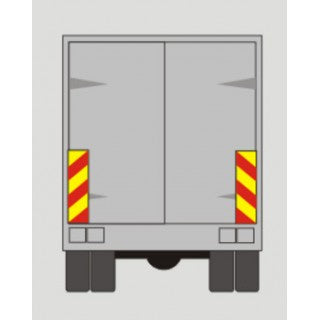 Reflektierender Aufkleber für Anhänger – geeignet für Mercedes Actros – 60 × 10 cm