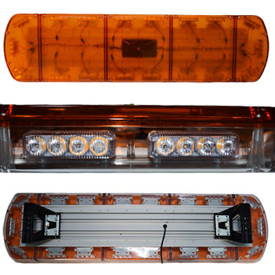 Rampe lumineuse LED de signalisation d’urgence, 120 cm, feu jaune pour véhicules