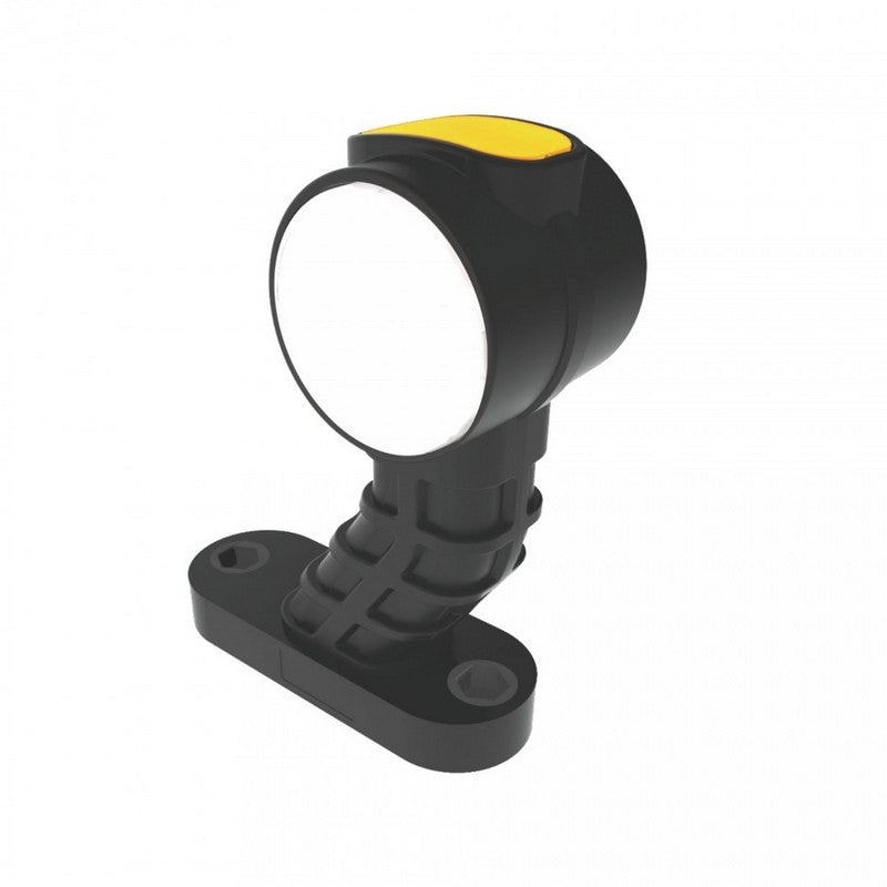 Dreifach abgewinkelte LED-Neon-Markierungsleuchte, linke Seite, 12/24V, 132×54×50 mm