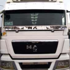 Tubular Stone Catcher Decoration – Front Wiper Area, suitable for MAN TGA