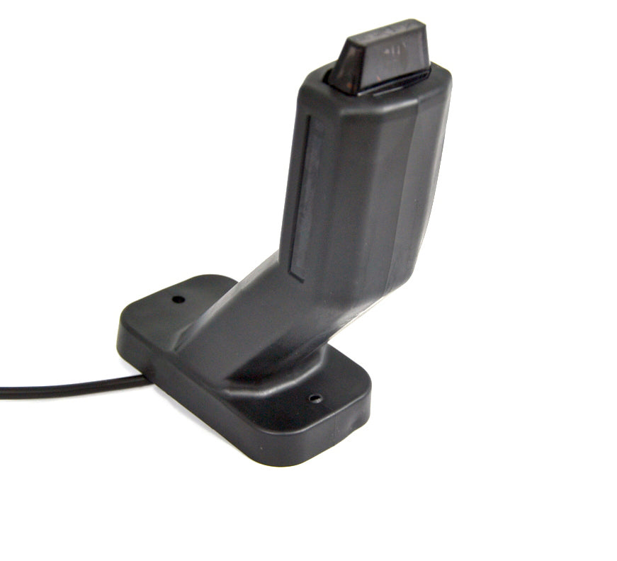 Dreifach-LED-Markierungsleuchte Horn, linke Seite, Rot/Weiß/Orange, 12/24 V